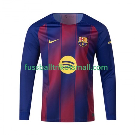 Fußballtrikots FC Barcelona 2025-2026 Langarm Heimtrikotsatz kaufen